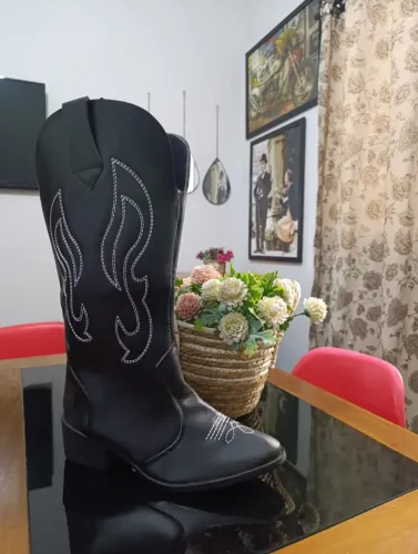 Bota Texana preta 36