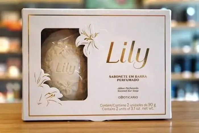 Sabonete em barra Lily o Boticário
