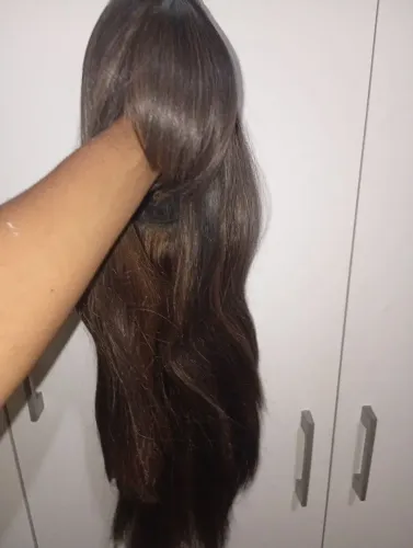 Peruca de cabelo orgânico 