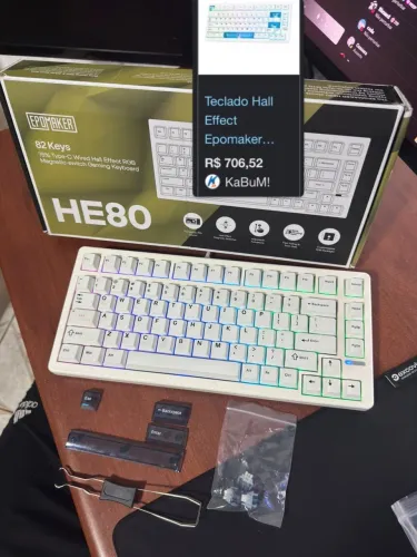 Teclado Magnético EPOMAKER HE80