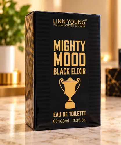 Perfume Masculino Mighty Mood Black Elixir - Link Young(100ml - Eau de Toilette)