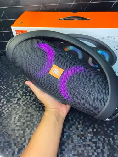 *Caixa de Som Bluetooth Preto Boombox2 Portátil*