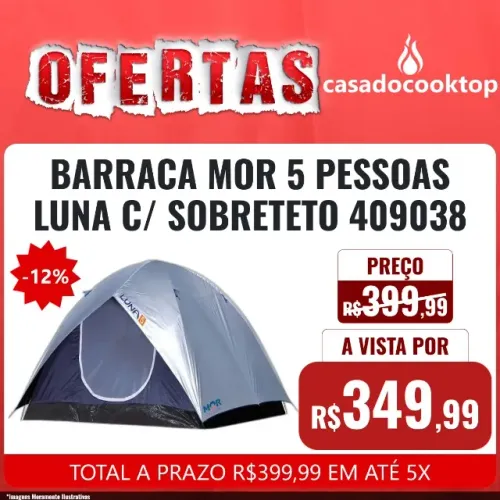 BARRACA MOR 5 PESSOAS LUNA C/ SOBRETETO 409038