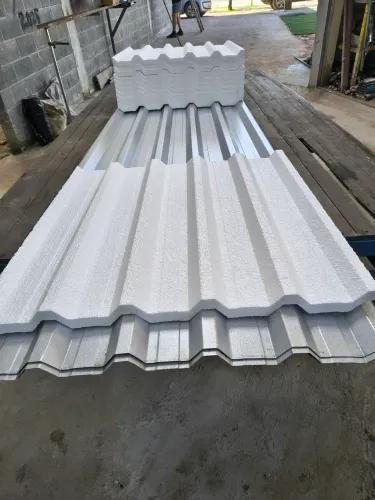 Isopor pra telhas zinco