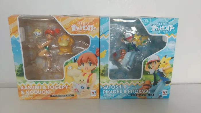 G.E.M. Pokemon Series Misty e Ash Figures Originais