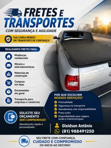 Fretes e Transportes com Segurança 