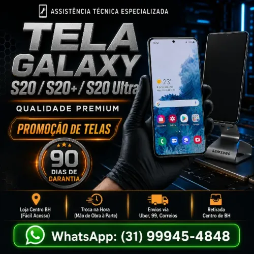 Tela Samsung Galaxy S20 / S20+ / S20 Ultra / S20 FE ? Display Top!