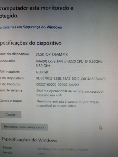 Computador i3, completo