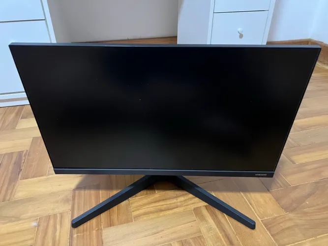Monitor Gamer Samsung 22 Fhd, 75hz, Hdmi/vga, Freesync, T350 Cor Preto