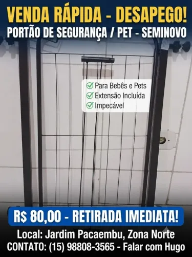 Portão de segurança/pet