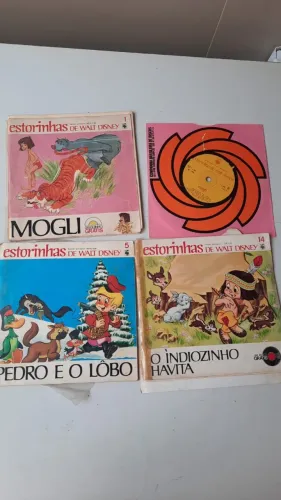Álbum infantil com disco de vinil