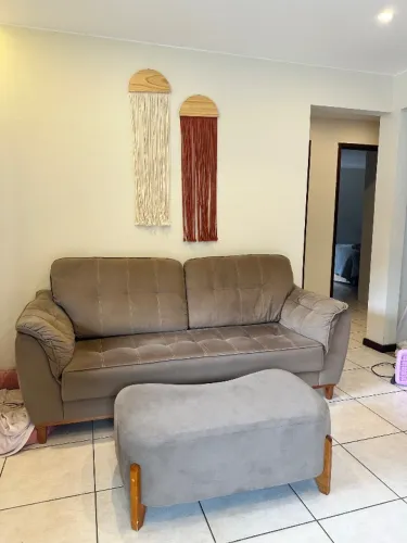 Sofá com Puff