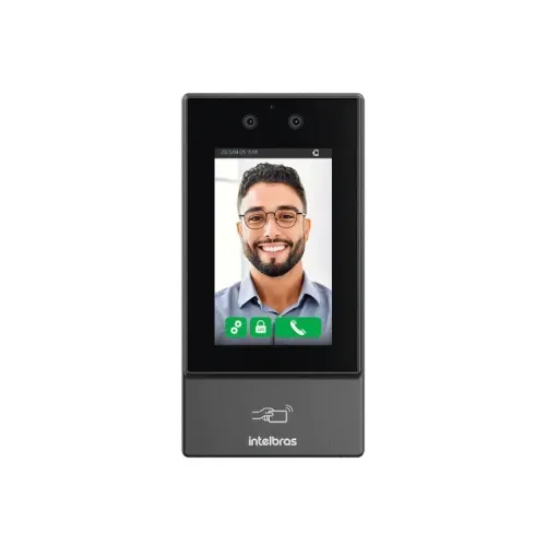 Kit Video Porteiro Intelbras + 3 Telas + Switch Poe + Fonte Bateria Intelbras