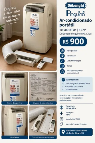 Ar condicionado portátil