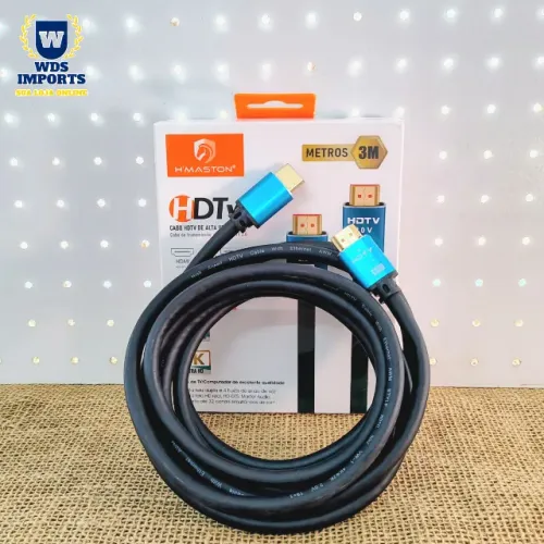 Cabo Hdmi Alta Velocidade 4K Ultra 2.0V 3 metros - Hmaston