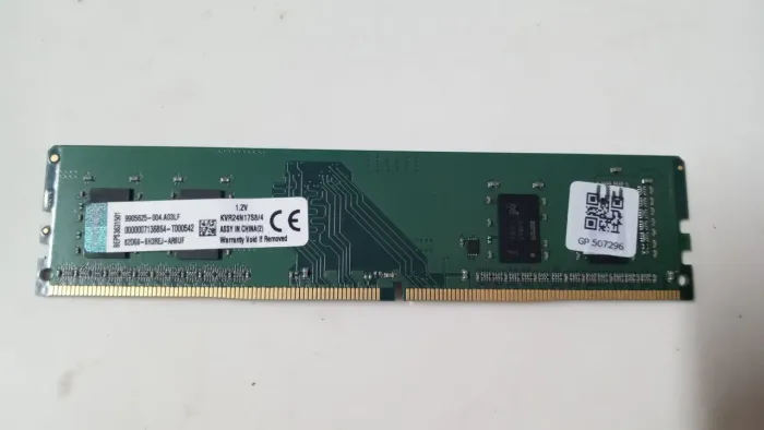 Memória ram Ddr4 Kingston de 4Gb 2.400MHz