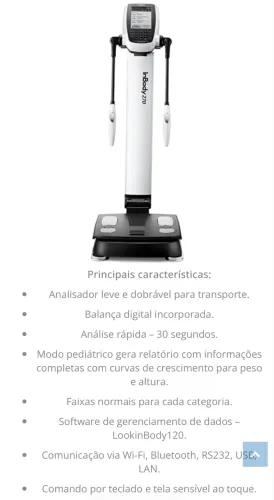 BioImpedância Inbody 270 -