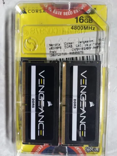 Memória RAM DDR5 32gb 2x16 para notebook SODIMM