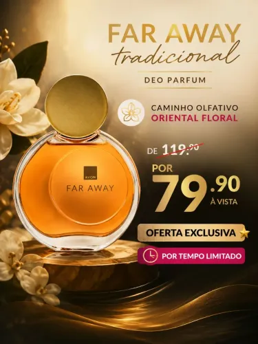 Deo parfum Far away tradicional Avon