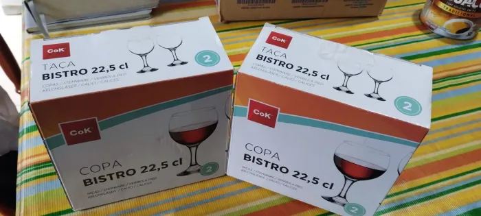 2 conjuntos de taças Cok 22,5 cl