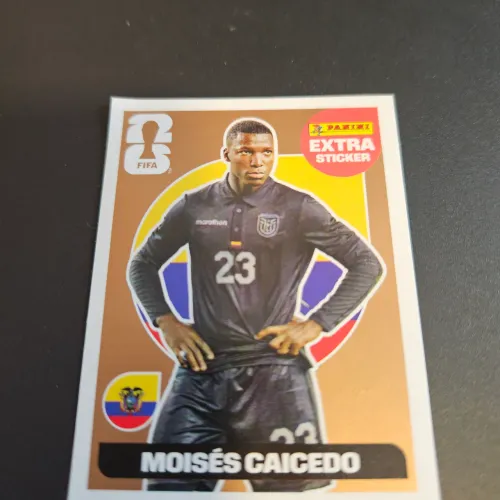 Figurinha Moisés Caicedo Extra Stiker Bronze