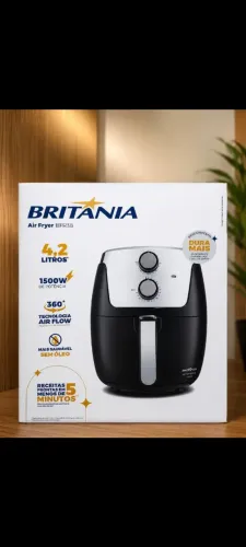Air Fryer Britânia 4,2 L Dura Mais - Na Caixa