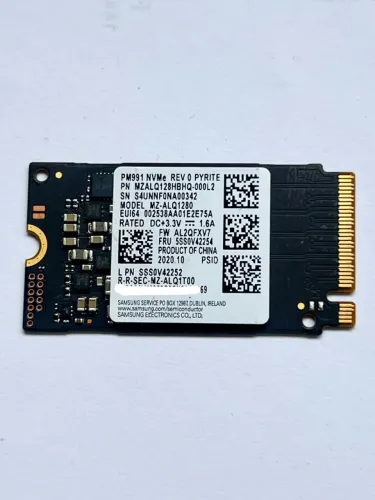 Ssd Samsung 128gb M2 2242 Pcie 3x4 Pm991 - Mz-alq1280 - Nvme