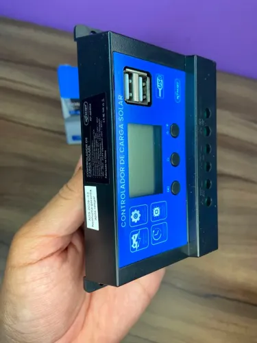 *Controlador de Carga Solar PWM Knup KP-AD30A - 30A*