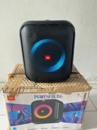 Jbl Encore Essential com caixa e nota