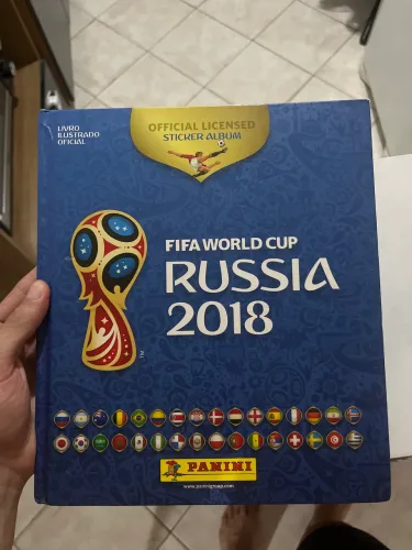 Álbum da copa 2018 capa dura