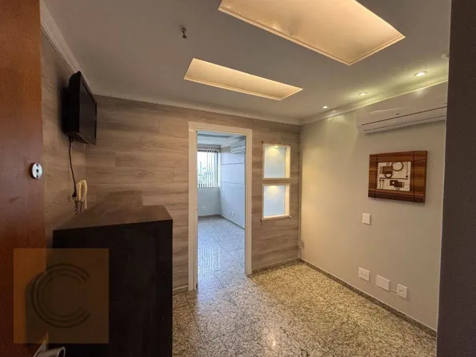 Sala para alugar, consultório ou escritório, 32 m², 2 banheiros, divisória, ar condicionad