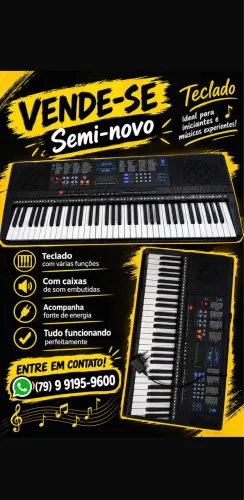 TECLADO À VENDA! ótimo estado de conservação e funcionando perfeitamente.? Valor: R$ 450