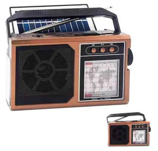 Radio retro completo amfm Bluetooth USB pendrive sdcard recarregável