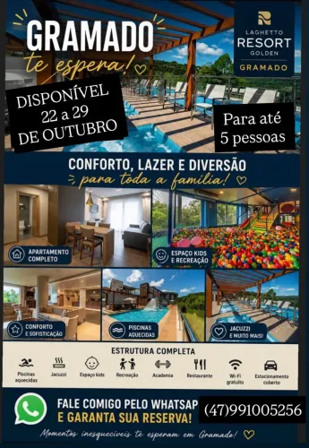Laghetto Golden Resort preço promocional 5 pessoas ( já no Natal luz )