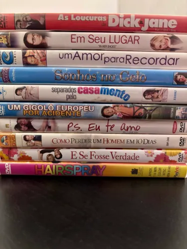 Coleção de Dvds Comédia romântica 10 dvds originais