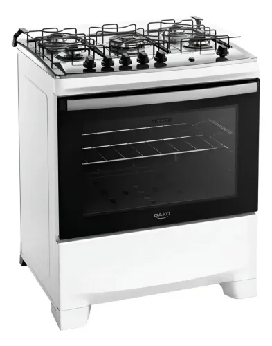 Fogão 5 Bocas Dako Supreme Cor Branco Bivolt<br>