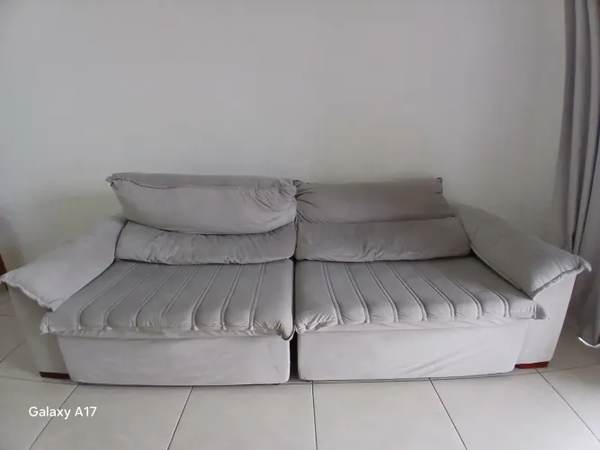 Sofá Retrátil e Reclinável 2,73m - Alto Padrão | Big Casa Decor