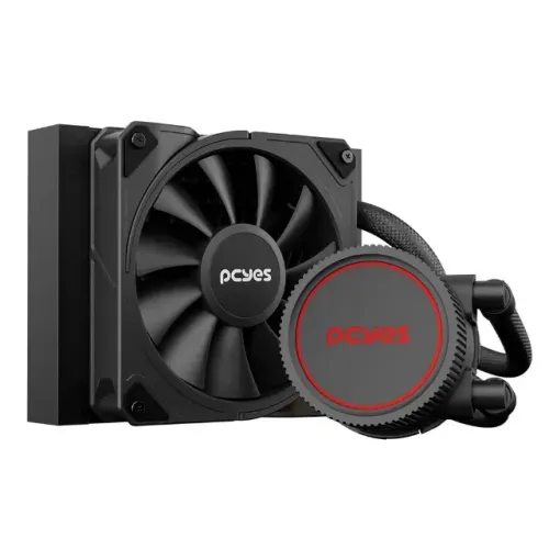 Water Cooler | PCyes Sangue Frio 3 Black Vulcan | 120mm | AMD & Intel | Preto - Loja FH