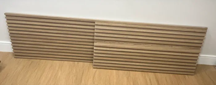 2 Placas MDP com ripado