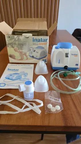 Inalador Nebulizador NS Inalar Compact na Caixa Original