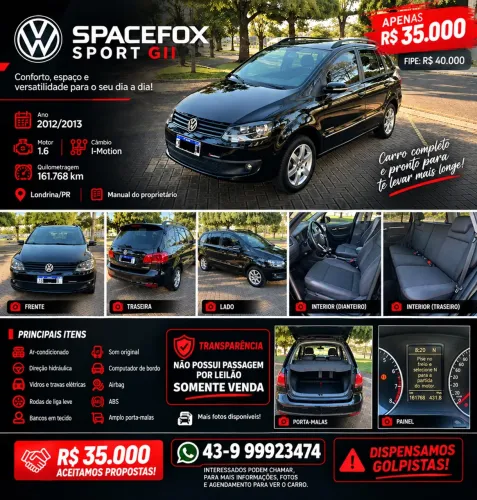 Volkswagen Spacefox Sportline/highline I Motion 1.6 2013
