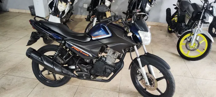 Yamaha factor 150 azul 2024 Shalon veículos Cariacica