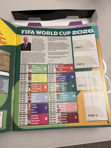 Album da copa novíssimo