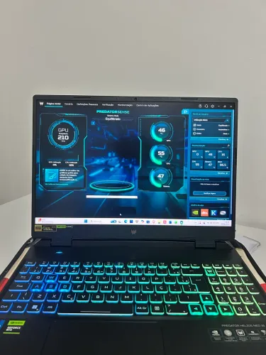 Notebook predator Helios Neo core i7 RTX 4060 Windows 11 SEMINOVO