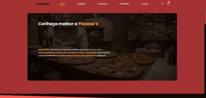 Site de pizzaria pronto e responsivo
