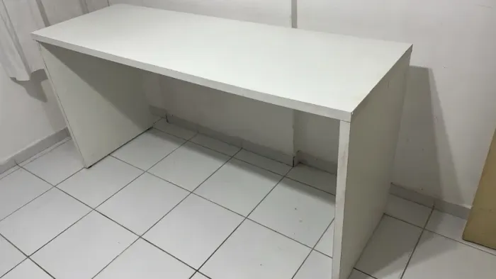 Mesa Escritório Branco MDF