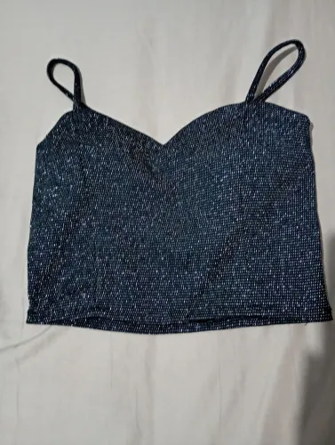 Croped brilhoso, ótimo para o carnaval e para festas 