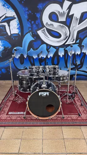 Bateria Fsa Standard Mahogany Bumbo 22 Completa Com Ferragens