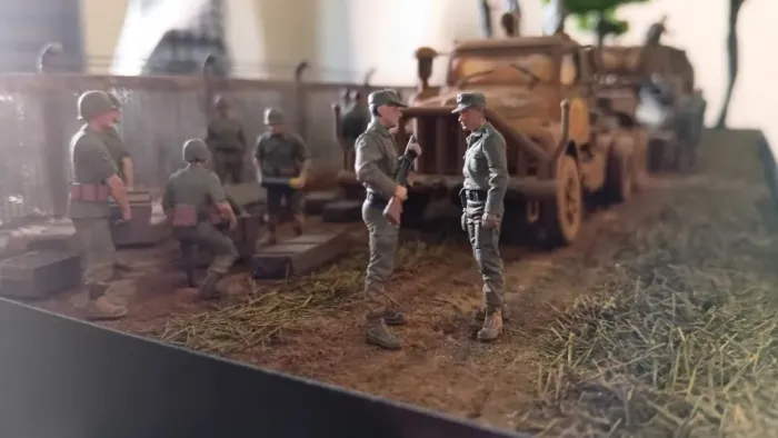 Diorama exército brasileiro escala 1/50