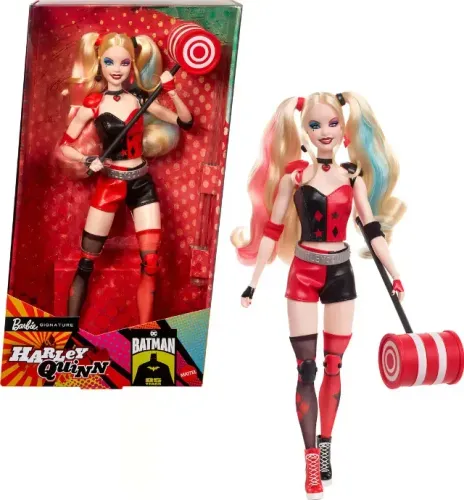 Boneca Colecionável Barbie - Harley Quinn- Dc Batman 85 Anos